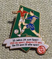 N199  Pin 25 Jahre - JA zum Sport OUI au sport SI allo sport