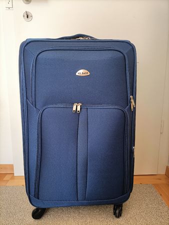 Blauer XL-Reisekoffer, neuwertig!