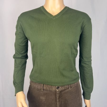 Paul Kehl Pullover V-Ausschnitt Grün