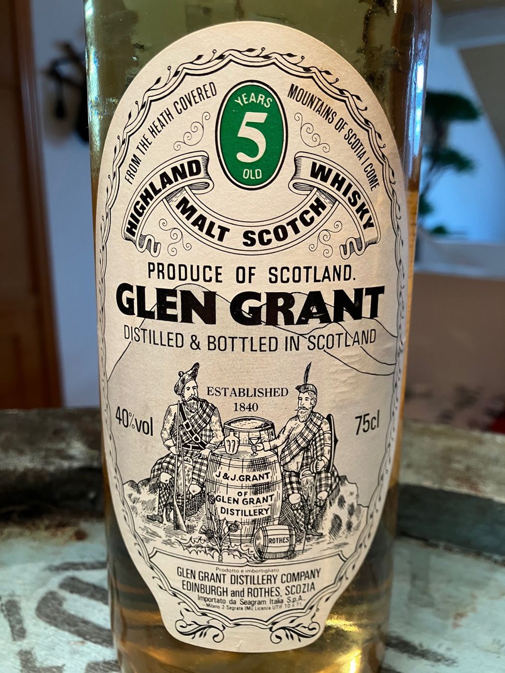 Glen Grant Bevande alcoliche: Glen Grant 5 Years 1978 75cl – Nuovo (secondo la descrizione) da Aarwangen venduto da concorde58 1