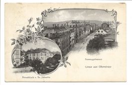 Gruss aus Oberstrass Zürich - Sonneggstr.  Privatklinik 1910