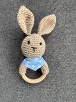 Hasenrassel beige/hellblau