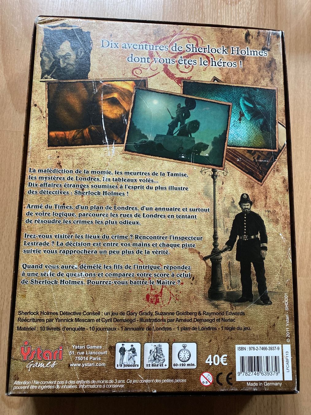 Wisa Gloria Giochi: Jeu Aventure Sherlock Holmes détective conseil – Usato da La Neuveville venduto da e_perriard 1