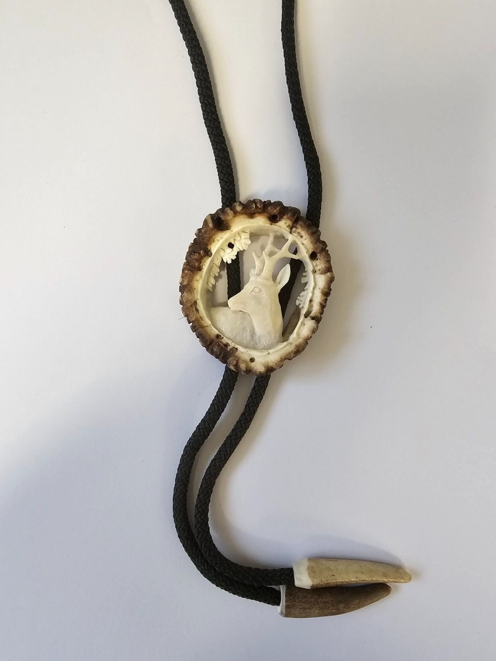 Ciondoli: Hirschrose mit Rehbock Motiv – Nuovo (secondo la descrizione) da Hendschiken venduto da Lueem_Jagdreisen 1