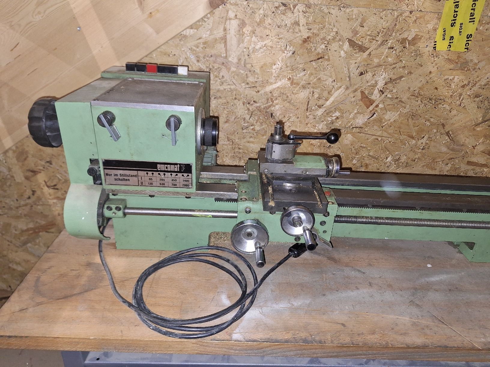Emco Toutes les machines: emcomat 7 avec établi et outillage – D'occasion à Forel (Lavaux) par nic_w8tx 3
