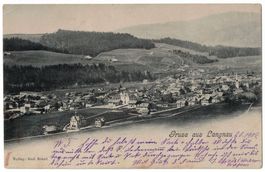 Gruss aus Langnau, gelaufen 1902