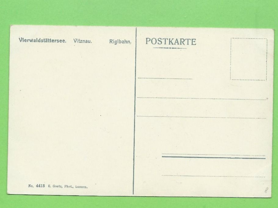Cartes postales: Vierwaldstättersee, Vitznau, Rigibahn – Neuf (Voir description) à Zürich par t24_de 1