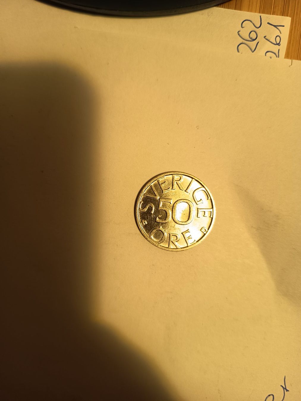 Tutti le monete: 50 öre 1990 schweden    nr 261 – Usato da Wattwil venduto da LuckyLegoandCoins