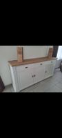 *Schönes Sideboard in weiss mit Holz*