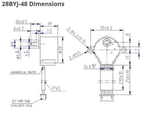 Motori: Schrittmotor 28BYJ-48 mit ULN2003 Driver – Nuovo (secondo la descrizione) da Riehen venduto da GrauerBaer55 3