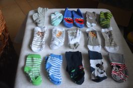 TAILLE 62 - 15 PAAR BABY SOCKEN