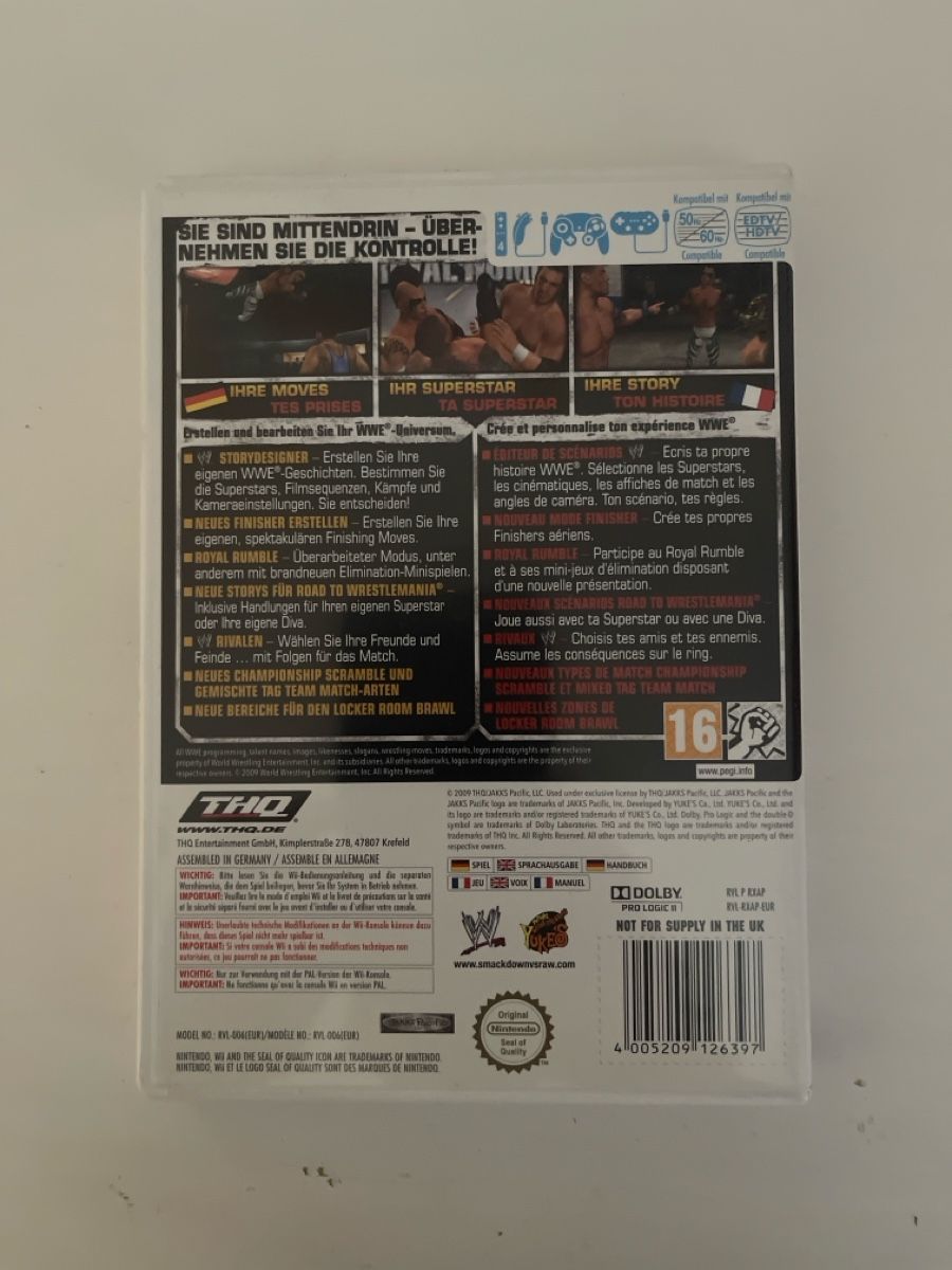 Nintendo Giochi: Jeu Wii Smackdown vs Raw 2010 - Action Catch à saisir! – Usato da Renens VD venduto da dan_b8tt 1
