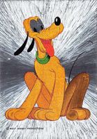 HUMOR Glitzer DISNEY, exotische Ansichtskarte ab 1.--
