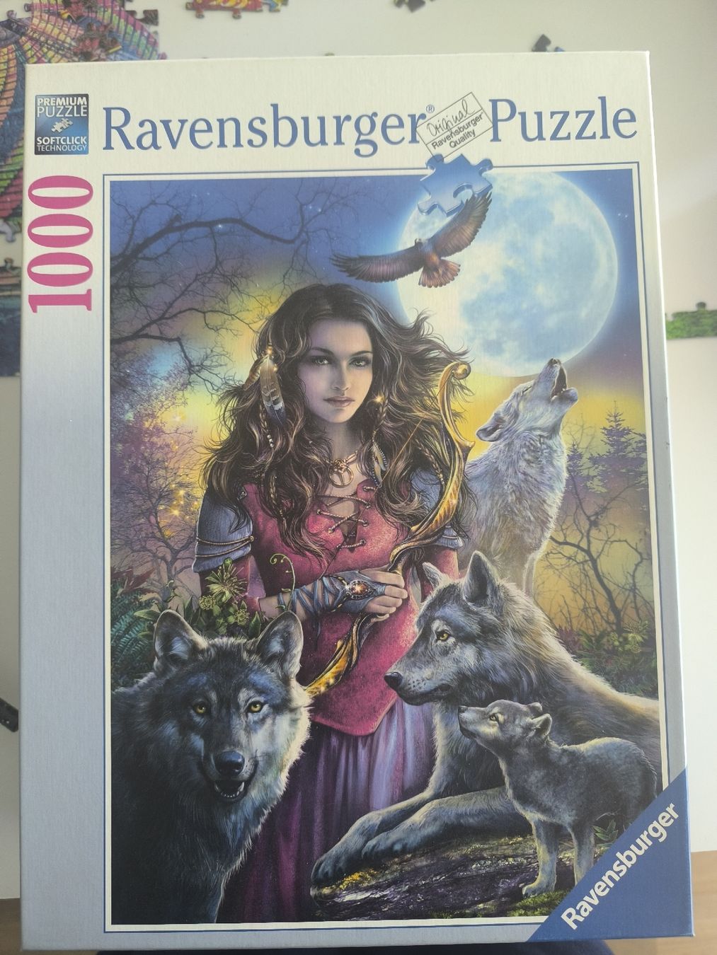 Ravensburger Puzzle: Ravensburger Puzzle 1000 Teile, Wolfsmädchen, komplett! – Usato da Toffen venduto da Larissyy