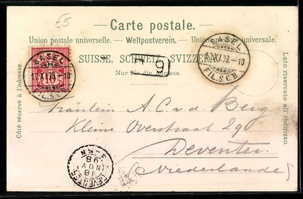 Cartes postales: Litho Basel, Strassburger Denkmal, Teila – D'occasion à Berlin par bartko-reher 1