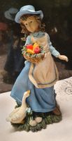 Figur Blumenmädchen Landhausstiel