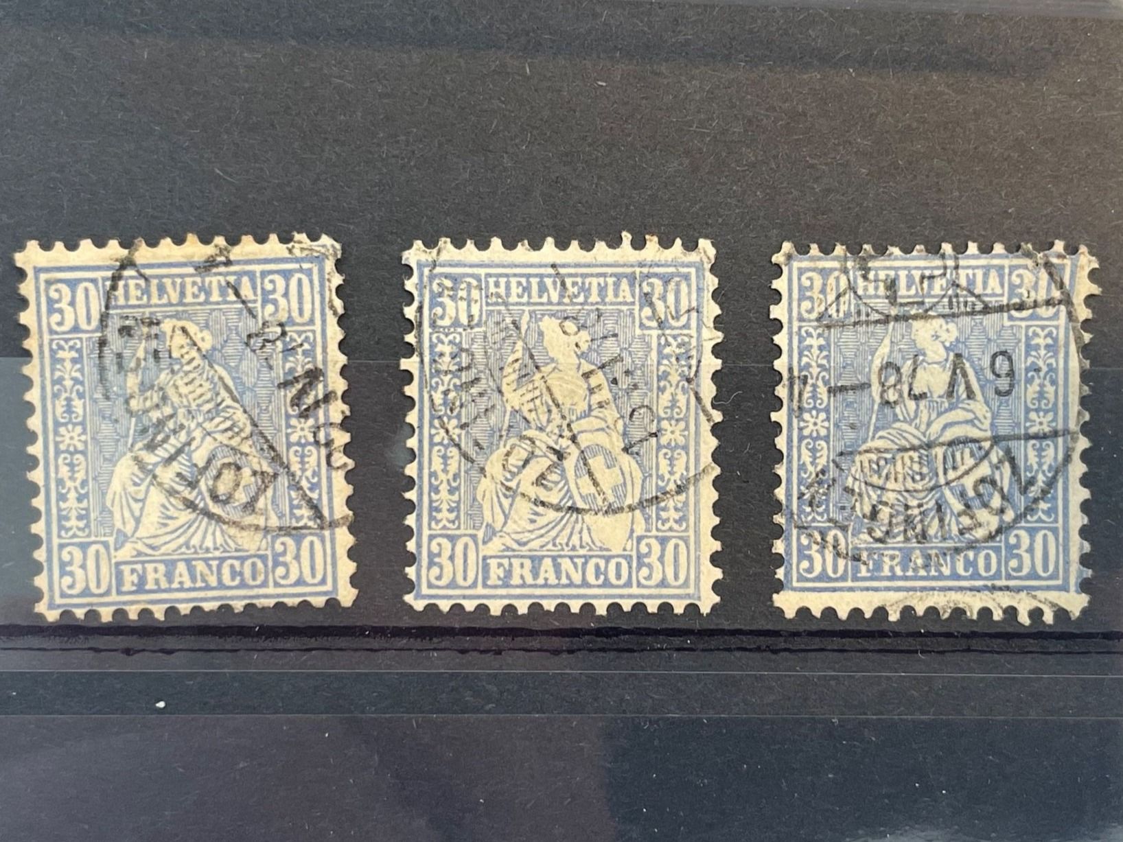 Alle Briefmarken: 1867, Weisses Papier, ZNr. 41, gestempelt – Gebraucht aus Küssnacht am Rigi von mic_xr8d
