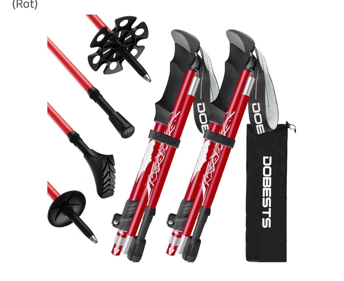 Bastoncini da trekking: Klappbare Wanderstöcke/Trekking/Nordic walking – Nuovo e nell'imballaggio originale da zürich venduto da sunnyredchilli