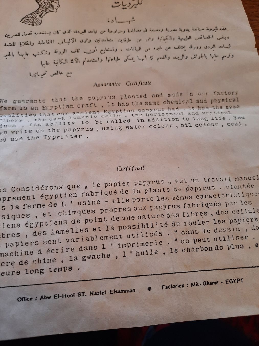 Foto & Immagini: Ägyptisches Papyrus-Bild – Usato da Busswil BE venduto da balu37 2