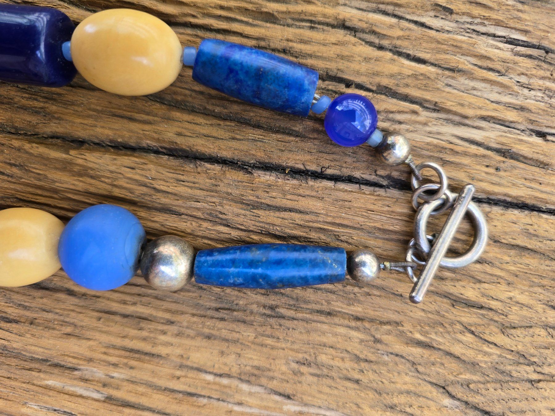 Catenine: Schmuck: Keramik-Collier mit Metall – Usato da Romanshorn venduto da Rachacha 2