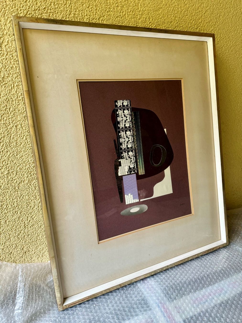 Foto & Immagini: Original-Collage handsigniert von Hans Gerber – Usato da St.Gallen venduto da ConnectionCH