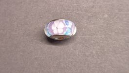 Silber Charm Kugel blume +Garantie