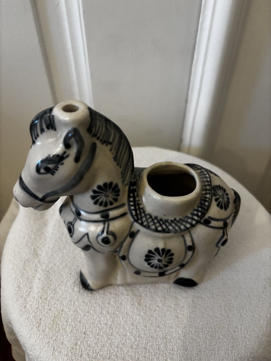 Statuette: CHEVAL, PIPE À OPIUM CHINOISE – Usato da Genève venduto da ati_tj8f 1