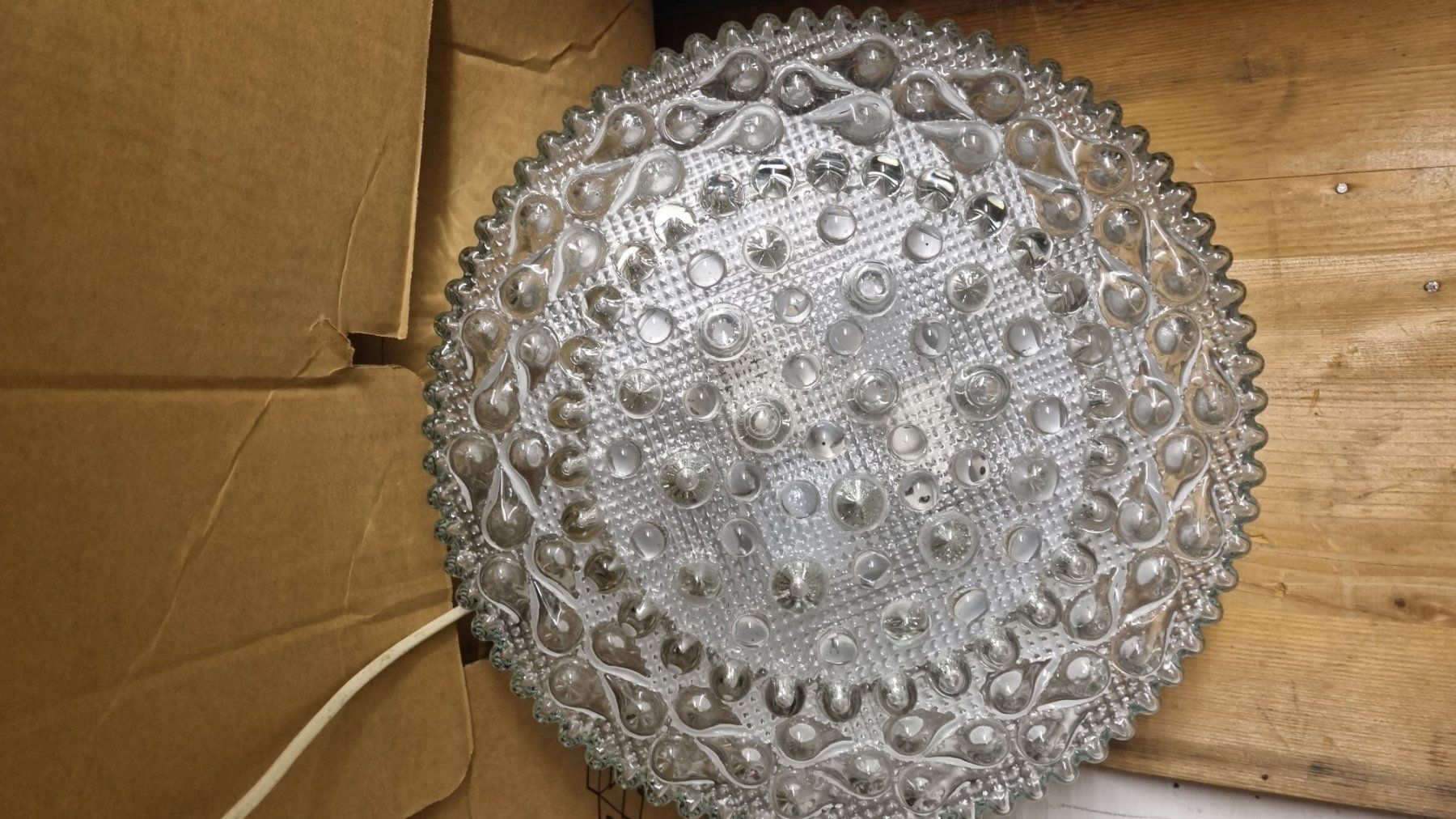 Lampadari & plafoniere: Bubble Glas Deckenlampe Wandlampe 60 / 70 er – Usato da Basel venduto da Jcva