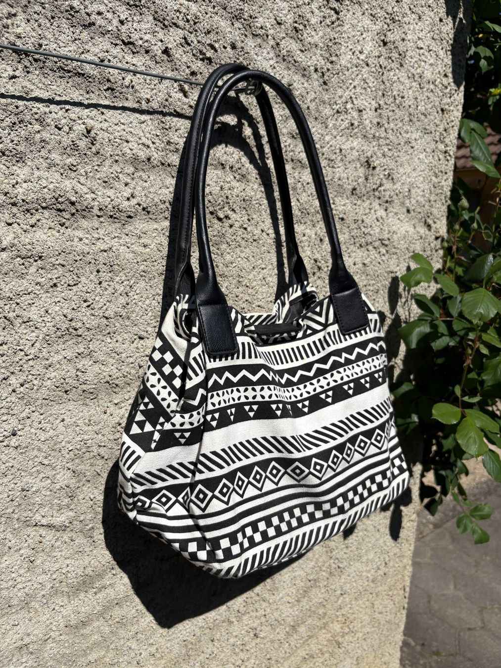 Tom Tailor Borse da donna: TOM TAILOR Designer Handtasche im Boho Muster schwarz-weiss – Usato da Wittnau venduto da cel_j8w9 1