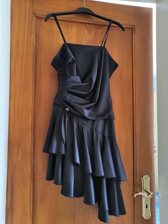 Elegantes, schwarzes Abendkleid, Grösse 40 - wie neu