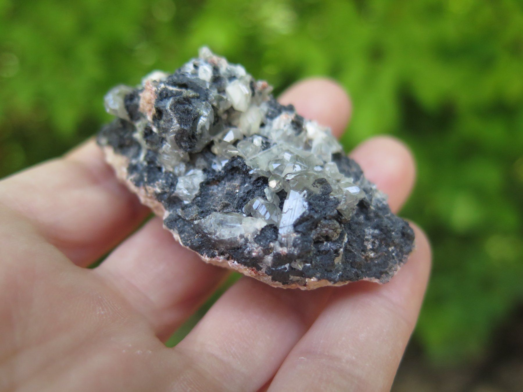 Mineralien & Heilsteine: Cerussit mit Bleiglanz und Dolomit von Marokko – Gebraucht aus Schaffhausen von Yamakana51L8736OQ8