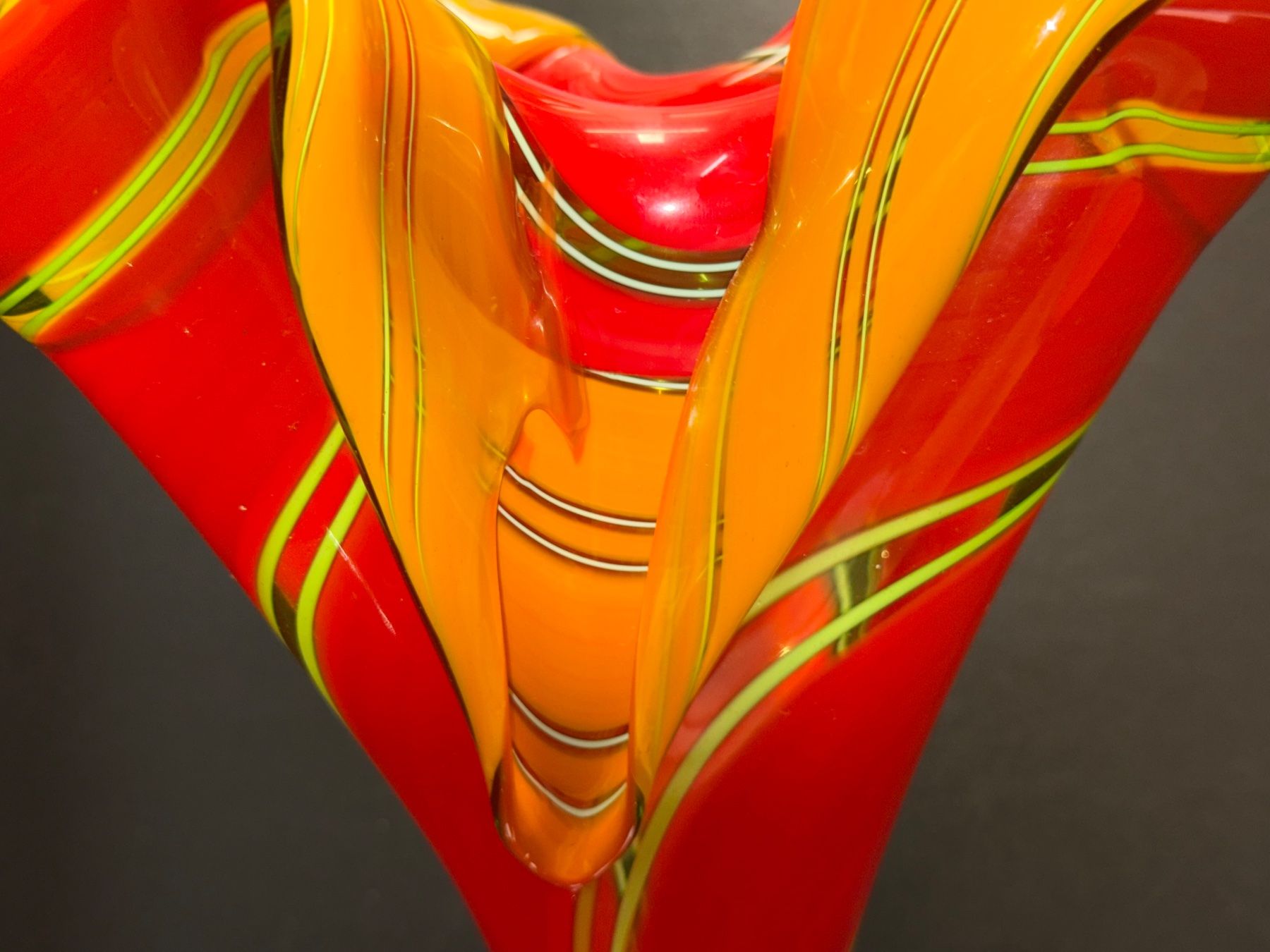 Vasen & Gefässe: VASE GROSS, CH-GLASKUNST MARCEL + ANDI BILAND 1999 EINZELSTK – Gebraucht aus Matzingen von exklusives 7