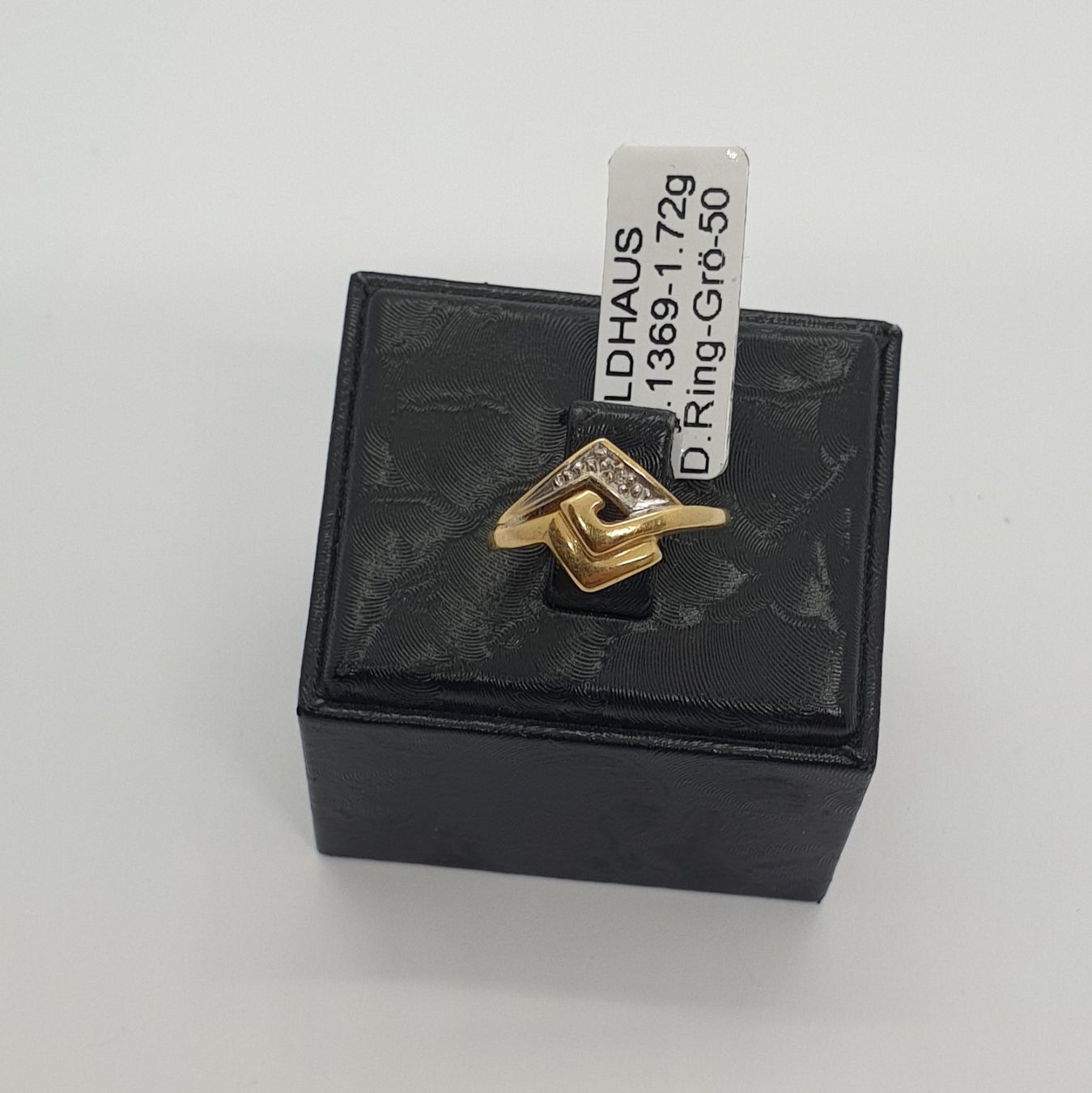Anelli: Echt 18K Gold - Diamant Ring – Usato da Luzern venduto da Luzern-Goldhaus
