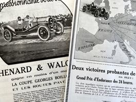 Chenard & Walcker Car - 2 alte Werbungen / Publicités 1924