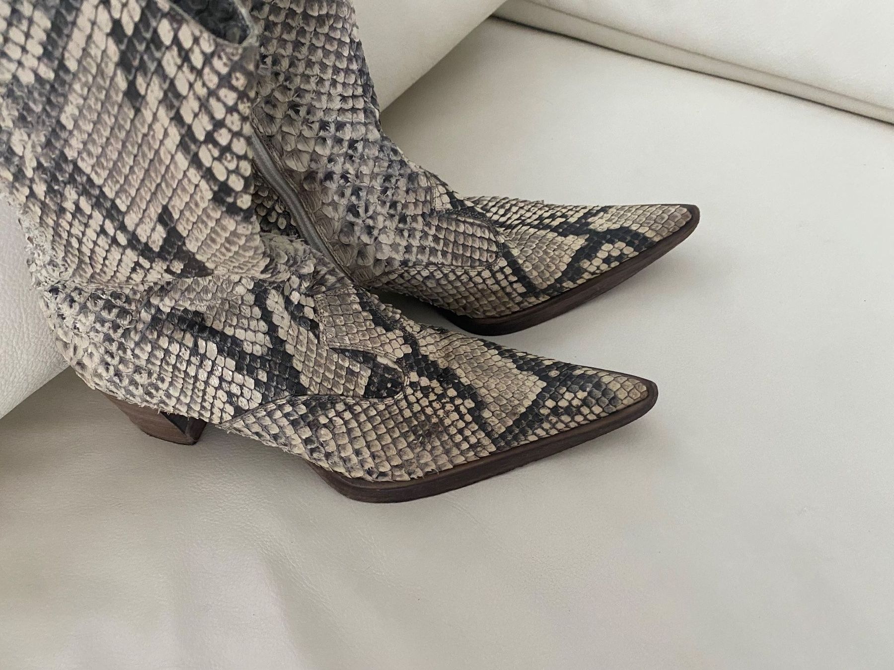 Scarpe da donna: RARITÄT - edler GIANNI BRAVO Python Stiefel, 39 – Usato da Winkel venduto da ferrari2022 3