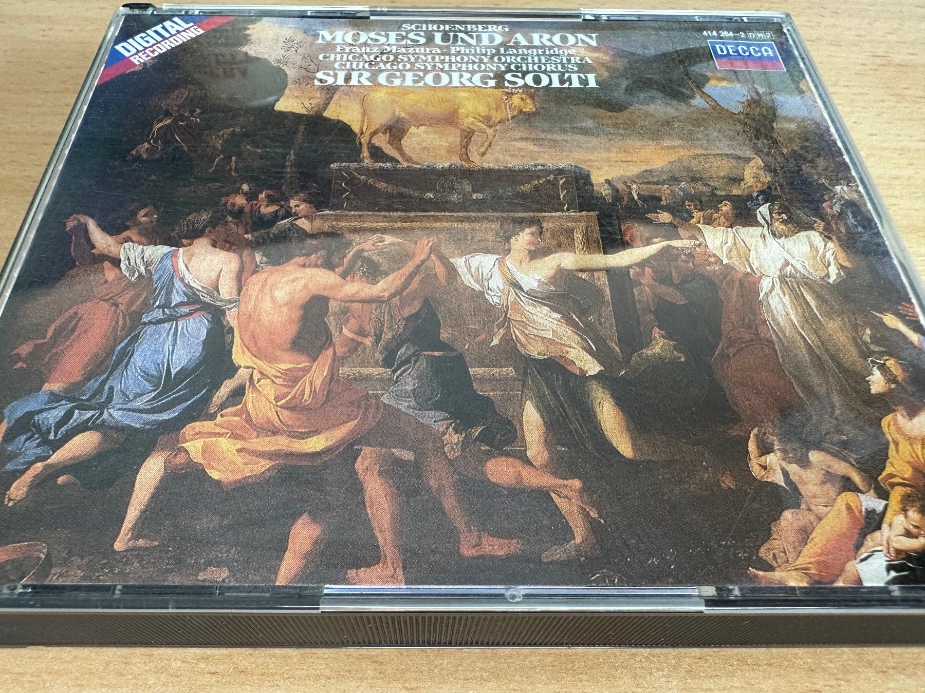 CD: Moses Und Aron - Sir Georg Solti - 2 CD – Usato da Rikon im Tösstal venduto da Alpenmutz