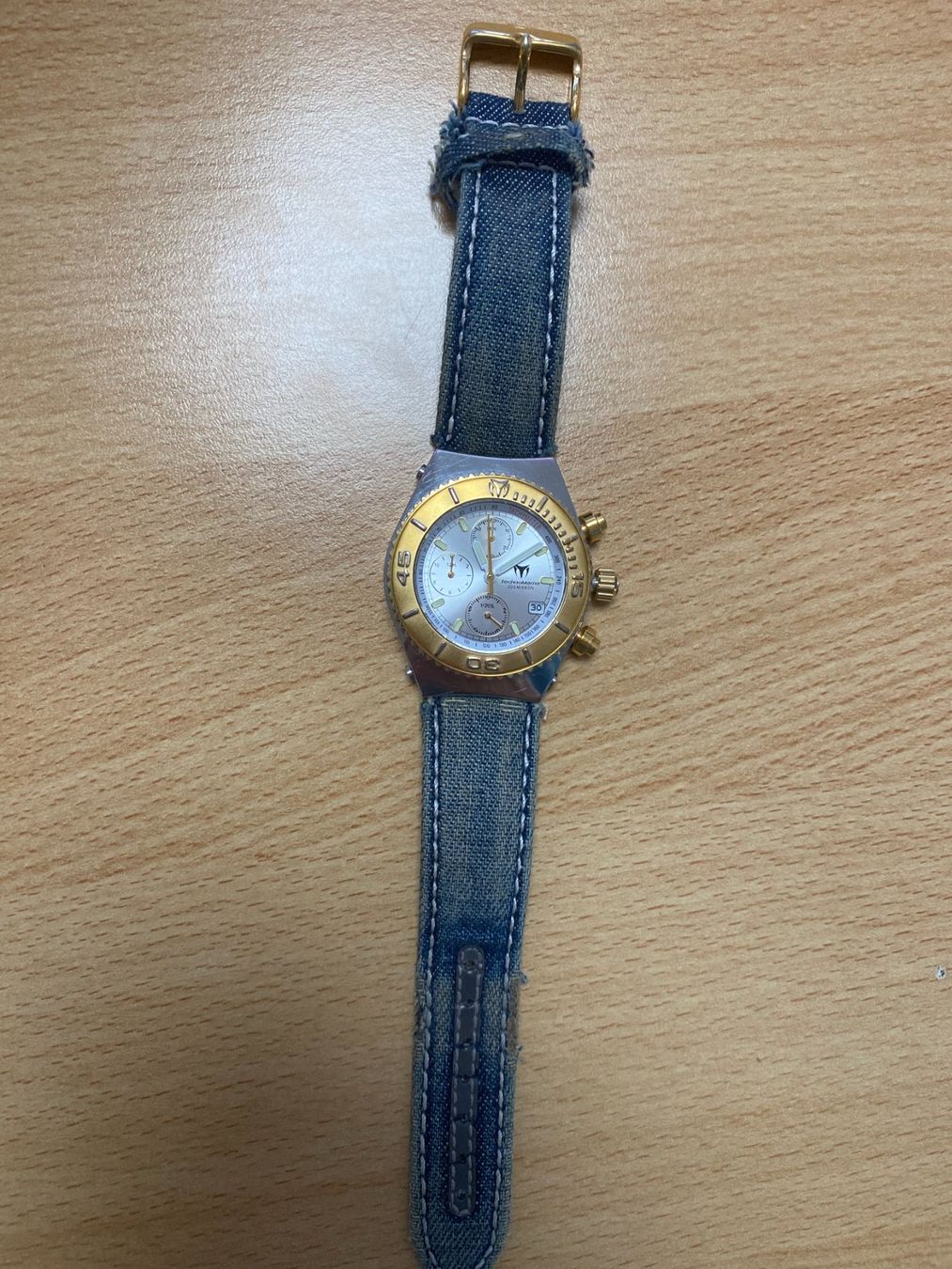 Orologi: Quarzuhr Technomarine mit Jeansband – Usato da Zürich venduto da Gemi 1
