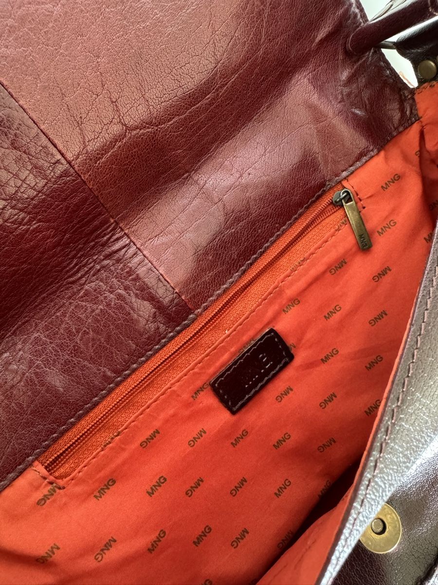 Borse: Vintage Leather Shoulder Bag MNG Mango – Usato da Sion venduto da sof_97f5 4