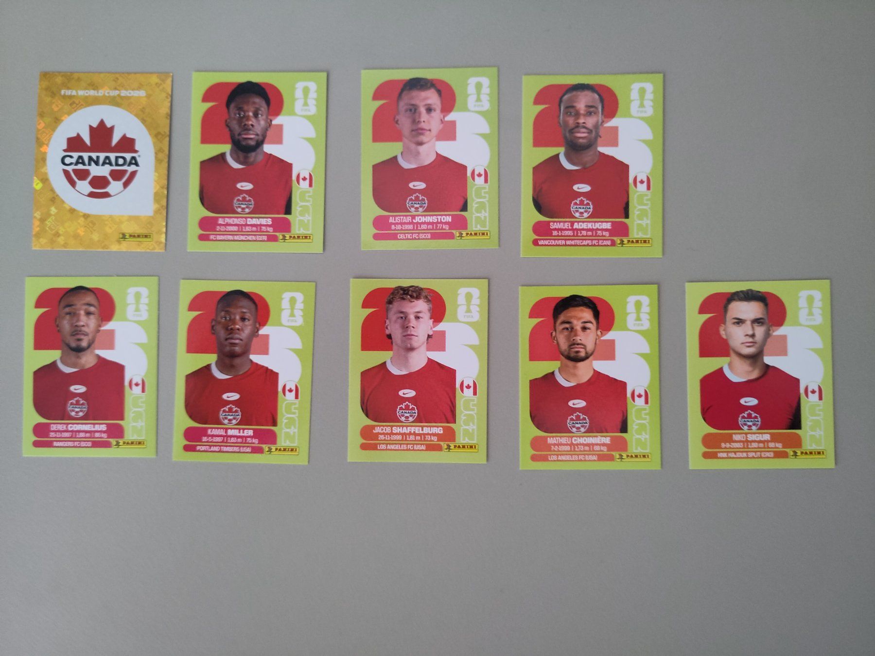 Panini Cartes à collectionner: FIFA Panini Canada (CAN) – D'occasion à Bern par gil_rkx8