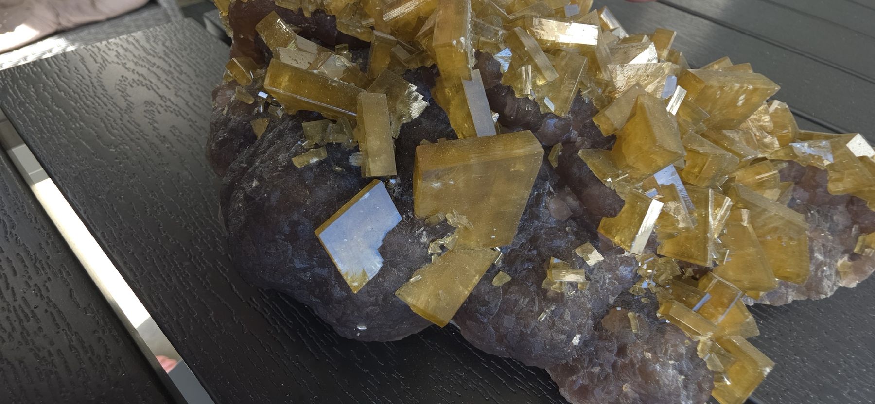 Minerali & Pietre curative: Fantastischer Baryt auf Fluorit – Usato da Däniken SO venduto da Cavansit 2