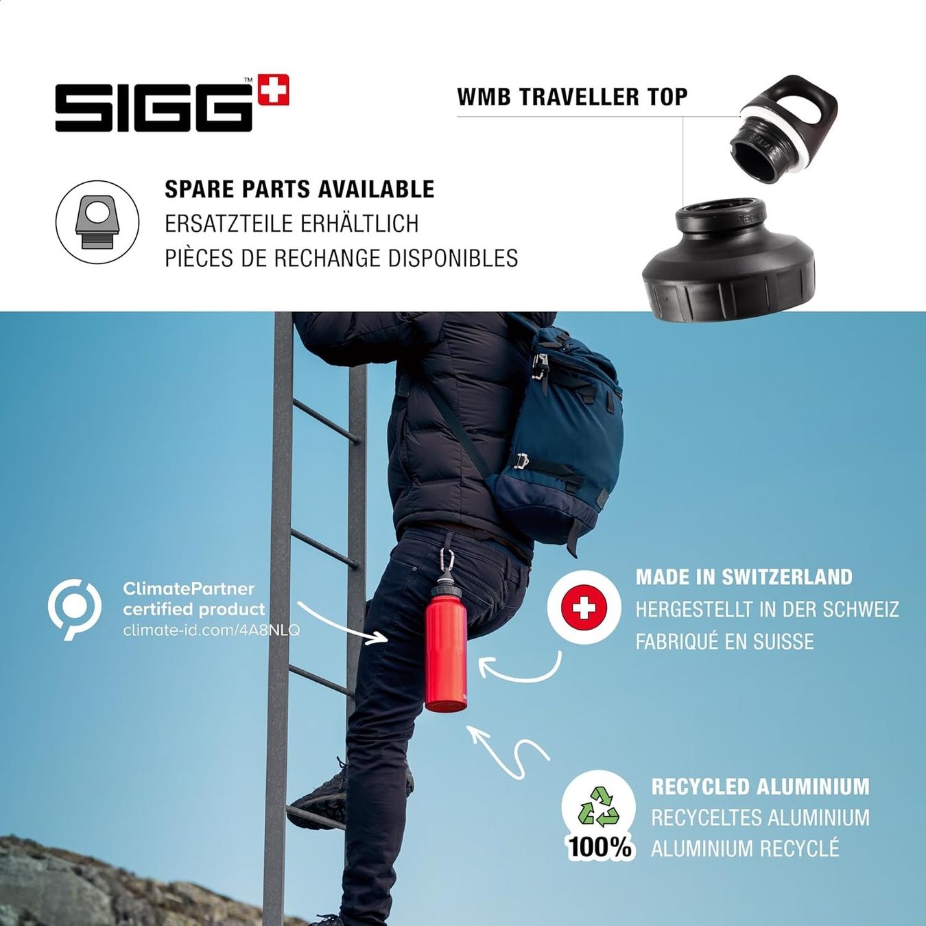 Sigg Borracce & Thermos: SIGG Trinkflasche WMB Traveller 1,5L – Nuovo e nell'imballaggio originale da Kägiswil venduto da nick333 2
