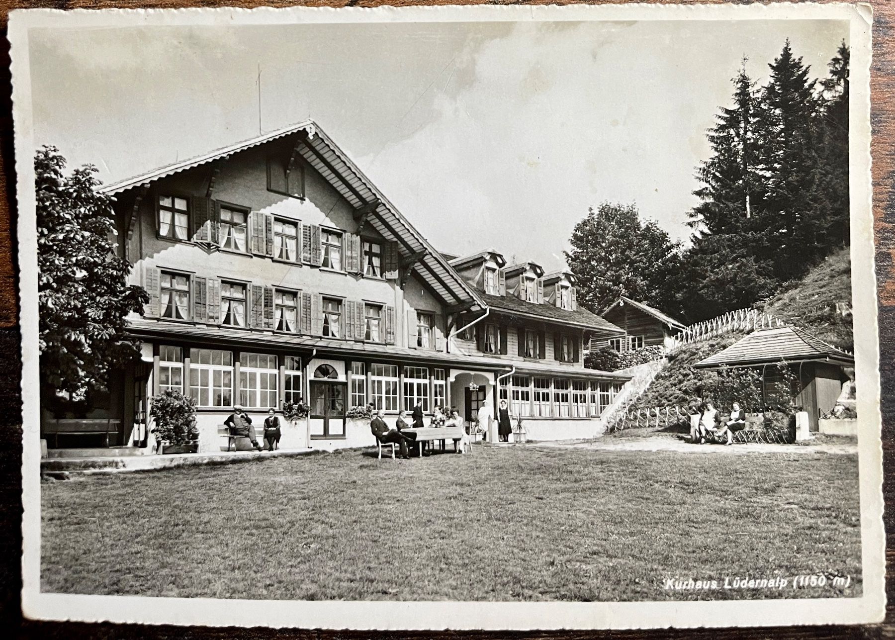 Cartoline postali: LÜDERNALP - KURHAUS 1940 – Usato da Lutry venduto da Ediego