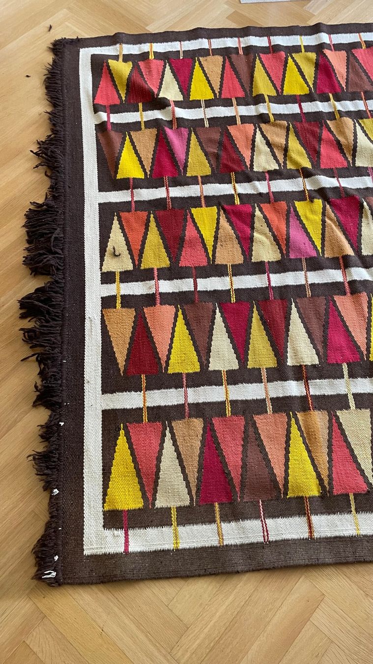 Kelim Teppiche: Echter Kelim Teppich aus Wolle, farbig – Gebraucht aus Muri b. Bern von 4claudi 3