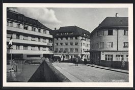 Rheinfelden, Partie am Hotel-Restaurant 