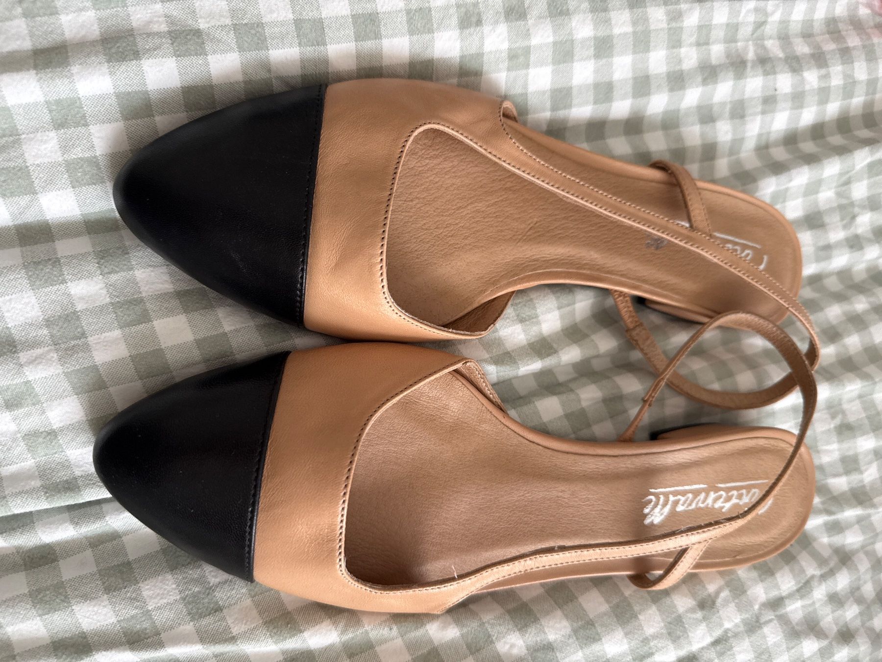 Scarpe da donna: Elegant Slingback Heels - Beige & Black - never used – Nuovo (secondo la descrizione) da Zürich venduto da ove_nw5x 1