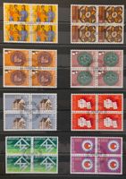 Schweiz 1978 EUROPA, Pro Patria, Schlösser 8x 4er-Blöcke CTO