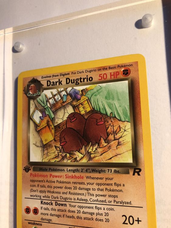 Dark Dugtrio 1st edition (rare) Team Rocket - MINT - ab 1.- (Gebraucht ...