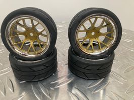 Radsatz 1:10 (Speed Y-Spoke) gold 26mm Neu!     LIQUIDATION