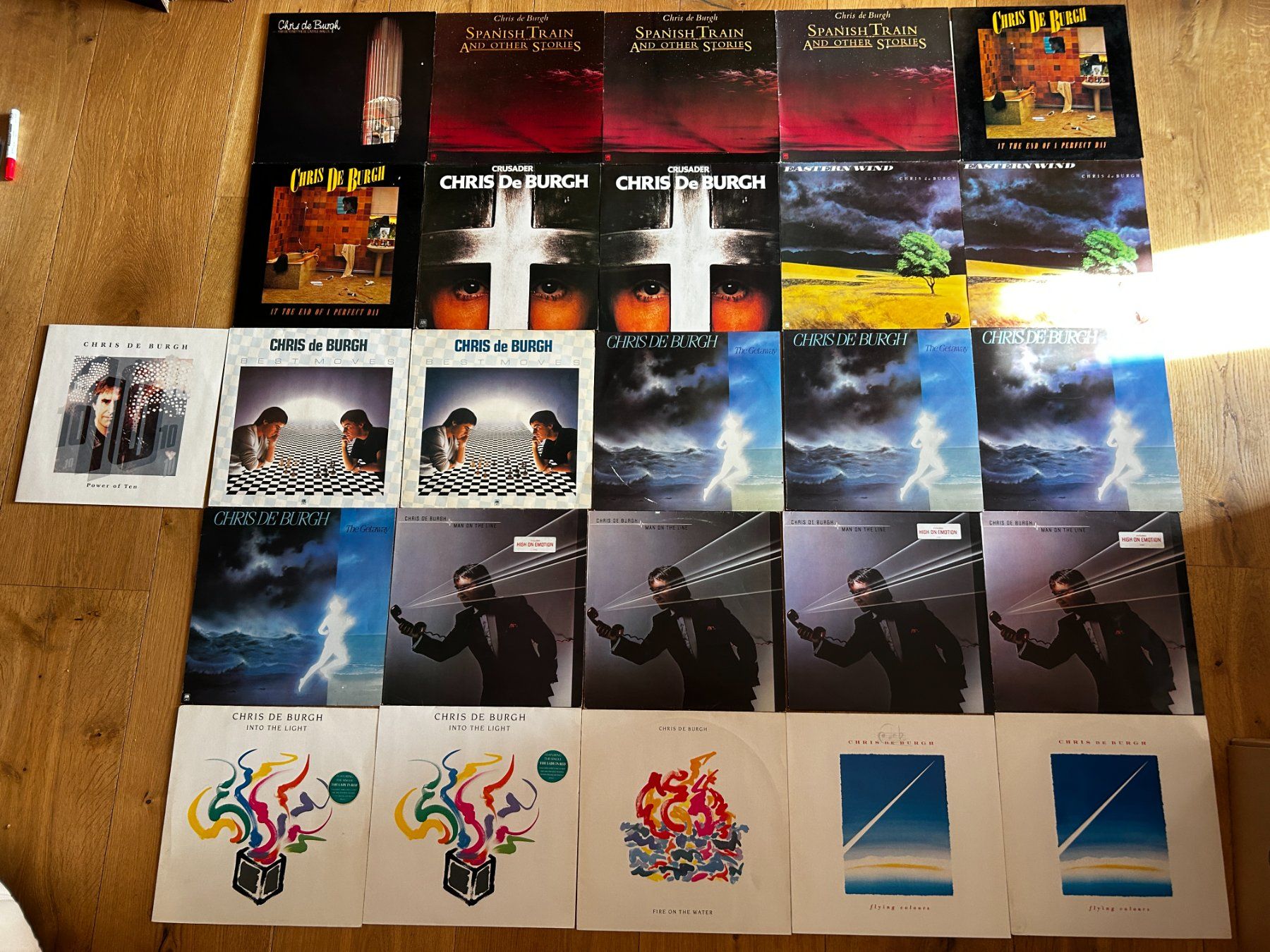 Dischi in vinile: LP Sammlung Chris De Burgh, 26 LPs, div. Pressungen, top – Usato da Steinach venduto da Jaguare1961