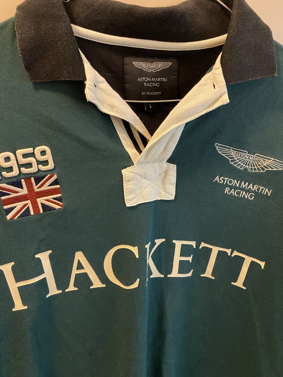 Hackett Magliette Polo: HACKETT Aston Martin Polo,Gr.L – Usato da Greifensee venduto da Chris286 1